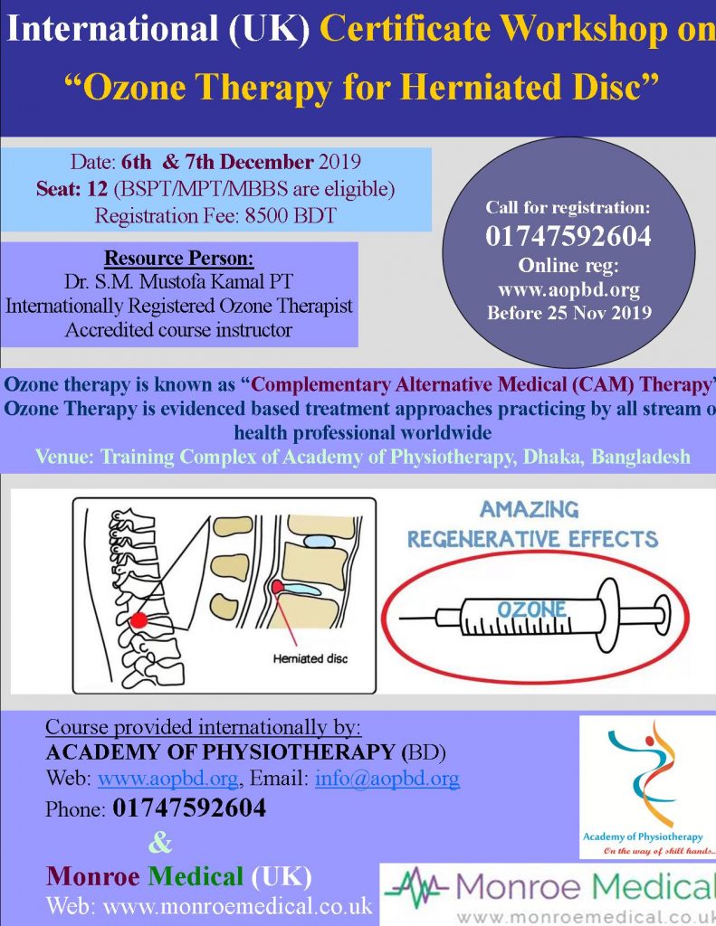 Ozone Therapy for Herniated Discs